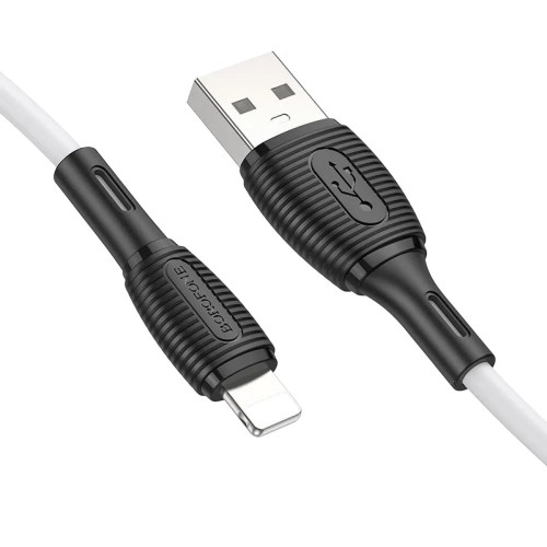 USB кабель Borofone BX86 Lightning white USB кабель Borofone BX86 Lightning white