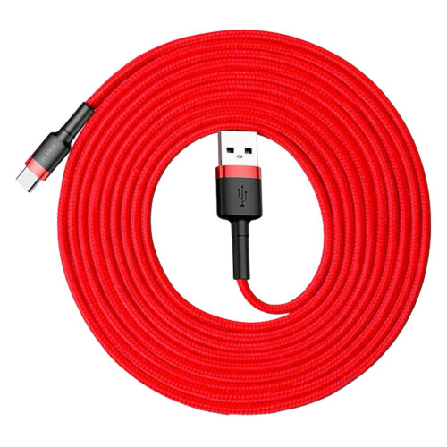 USB кабель Baseus Type-C CATKLF-U09 red 3m USB кабель Baseus Type-C CATKLF-U09 red 3m