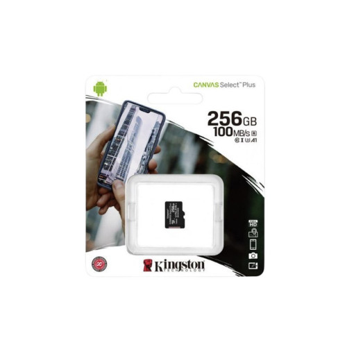 Карта пам'яті microSD 256 Гб Kingston 100 MB/s class 10 (UHS-I A1) Карта пам'яті microSD 256 Гб Kingston 100 MB/s class 10 (UHS-I A1)