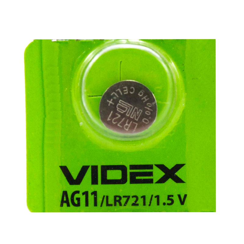 Батарейка Videx AG11 LR721 1.5V 1шт