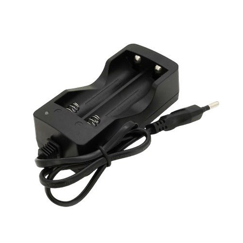 Зарядний пристрій для акумуляторів 18650 MS-202A на 2 слоти з вилкою