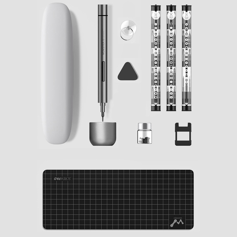 Викрутка електрична Xiaomi Mijia Wowstick 1F+ 69 біт Space Grey (JXLSD01XH, DZN4002)