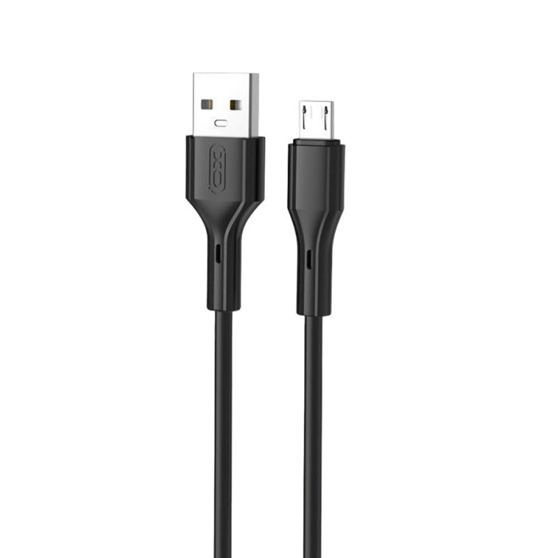 USB кабель XO NB230 microUSB black