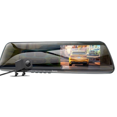 Відеореєстратор Hoco DV4 + rear camera black Відеореєстратор Hoco DV4 + rear camera black