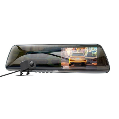 Відеореєстратор Hoco DV4 + rear camera black Відеореєстратор Hoco DV4 + rear camera black