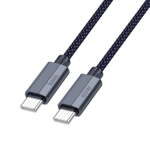 USB кабель Hoco U134 Type-C to Type-C blue 1.2m USB кабель Hoco U134 Type-C to Type-C blue 1.2m