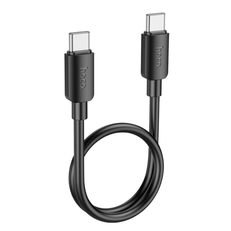 USB кабель Hoco X96 Hyper 60W Type-C to Type-C black 0.25m