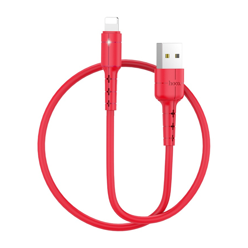 USB кабель Hoco X30 Star Lightning red