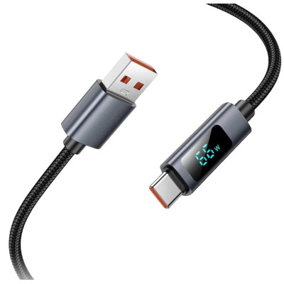 USB кабель Hoco X112 Type-C with display 5A black
