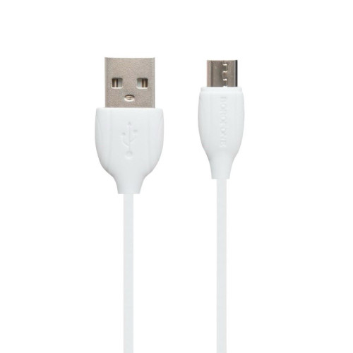 USB кабель Borofone BX19 microUSB white USB кабель Borofone BX19 microUSB white