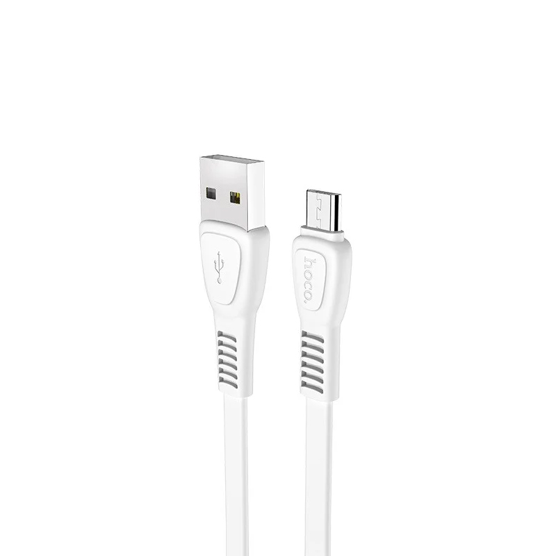 USB кабель Hoco X40 Noah microUSB white