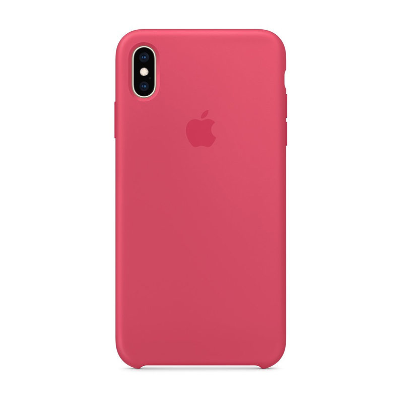 Накладка Original Silicone Case iPhone XS Max camellia
