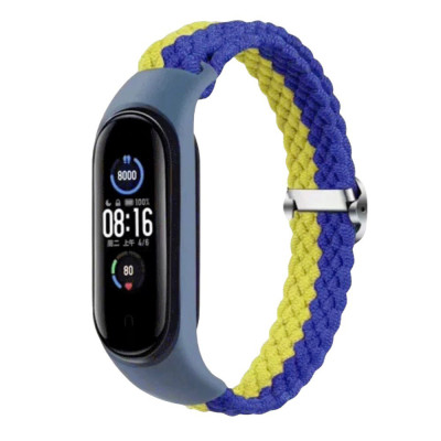 Ремінець для Xiaomi Mi Band 5, 6, 7 silicone Ukrainian Flag