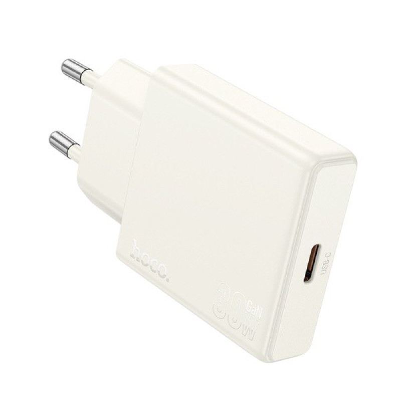 Зарядний пристрій Hoco N44 USB-C  PD 30W white