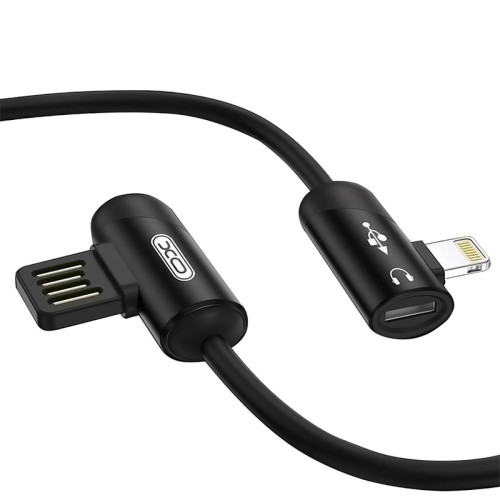 USB кабель XO NB38 Lightning black USB кабель XO NB38 Lightning black