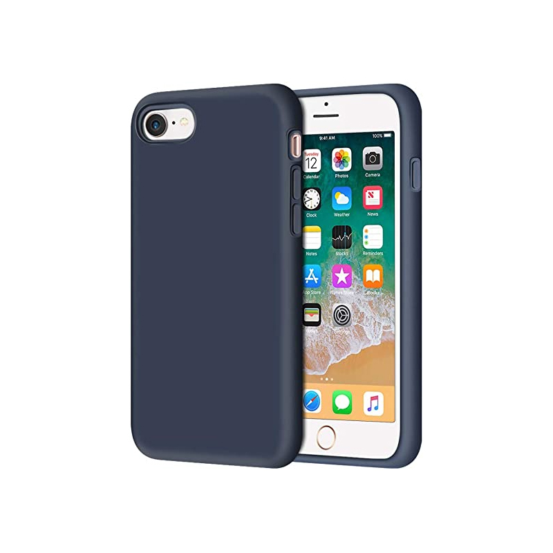 Накладка Original Silicone Case iPhone 7, 8, SE 2020 blue dark