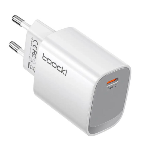 Зарядний пристрій Toocki USB-C, 20W white Зарядний пристрій Toocki USB-C, 20W white