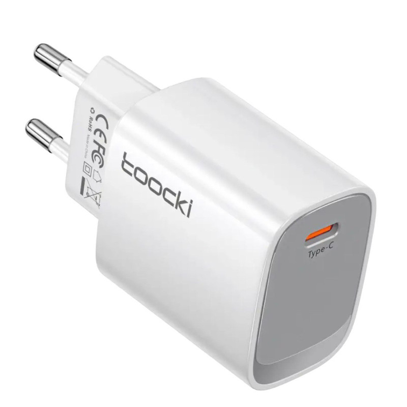 Зарядний пристрій Toocki USB-C, 20W white