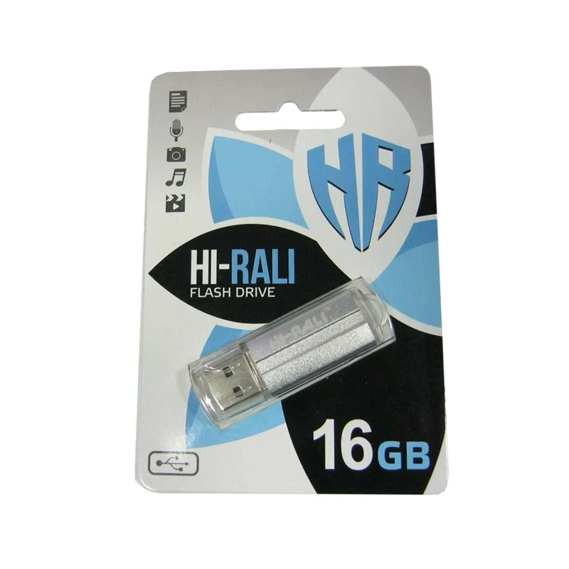 USB флеш 16 Гб Hi-rali Corsair silver