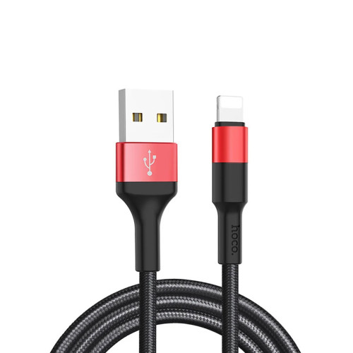 USB кабель Hoco X26 Xpress Lightning black-red USB кабель Hoco X26 Xpress Lightning black-red