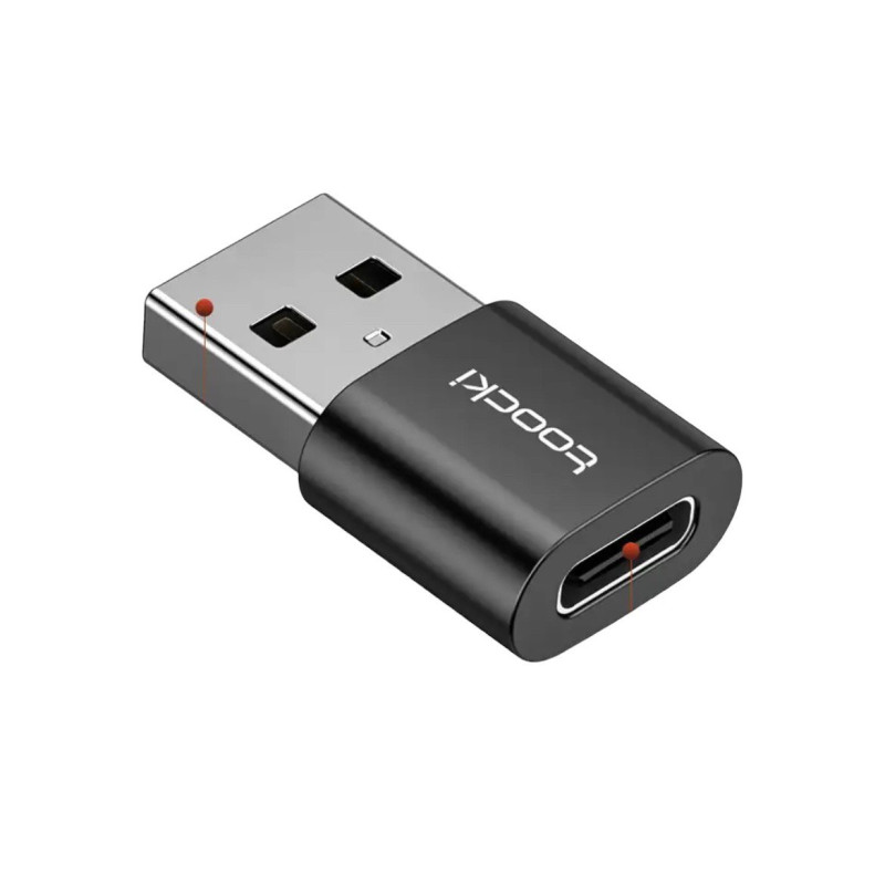 Перехідник Type-C на USB для зарядки зі стандартними блочками Toocki