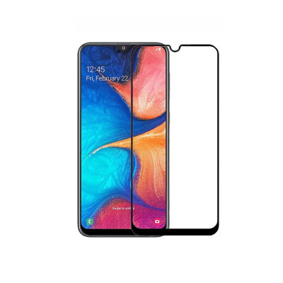 Захисне скло Glass Oppo A15, A15S Full Glue black