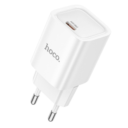 Зарядний пристрій Hoco C148A USB-C PD 30W white