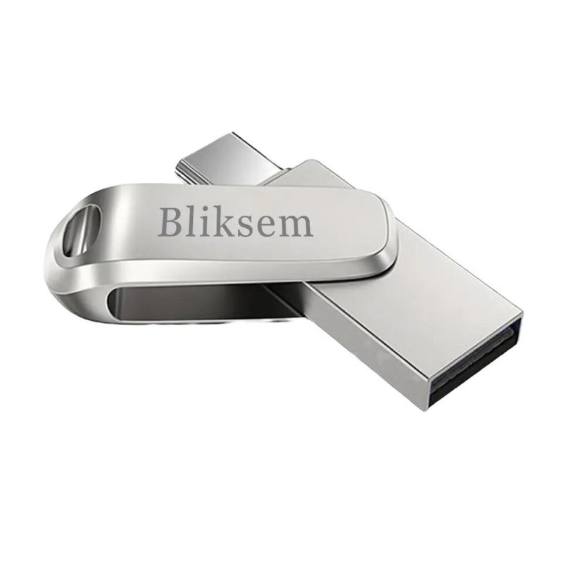 USB OTG флеш 64 Гб Type-C Bliksem metal