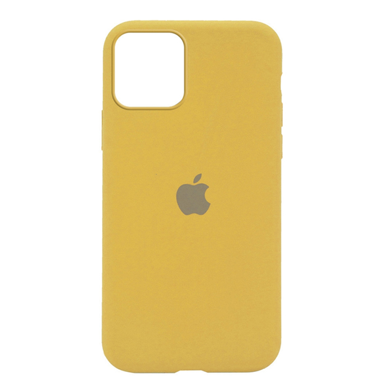 Накладка Original Silicone Case iPhone 12, 12 Pro yellow