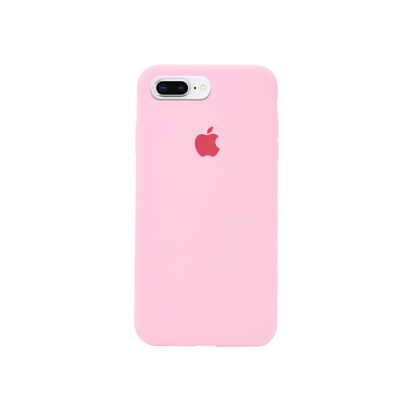 Накладка Original Silicone Case iPhone 7 Plus, 8 Plus pink light