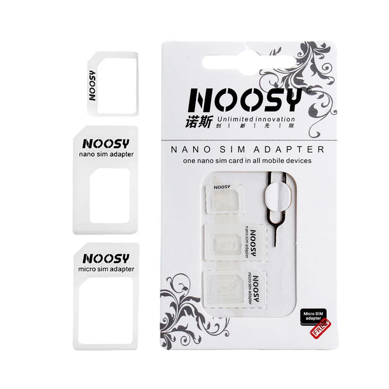 Адаптер прехідник для сім-карт з nanoSIM на microSIM Noosy
