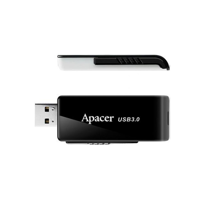 USB флеш 16 Гб Apacer AH350 USB 3.0 black