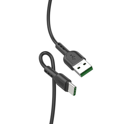 USB кабель Hoco X33 Surge 5А Type-C black USB кабель Hoco X33 Surge 5А Type-C black