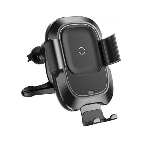 Автотримач з бездротовим зарядним Baseus Smart Vehicle Bracket Holder black (WXZN-01)