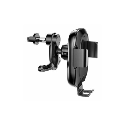 Автотримач з бездротовим зарядним Baseus Smart Vehicle Bracket Holder black (WXZN-01) Автотримач з бездротовим зарядним Baseus Smart Vehicle Bracket Holder black (WXZN-01)