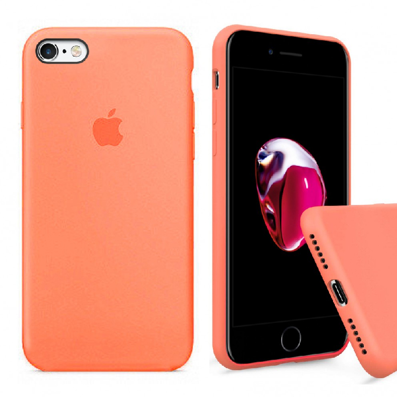 Накладка Original Silicone Case iPhone 6, 6S paprica