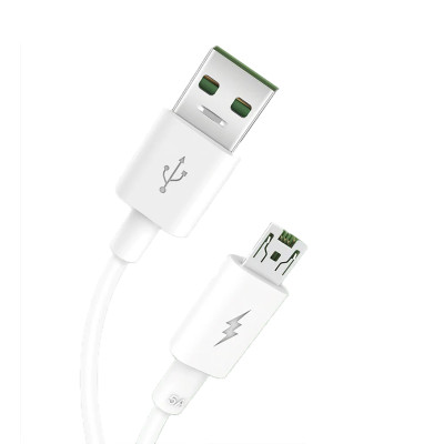 USB кабель XO NB119 5A Fast Charge microUSB white USB кабель XO NB119 5A Fast Charge microUSB white