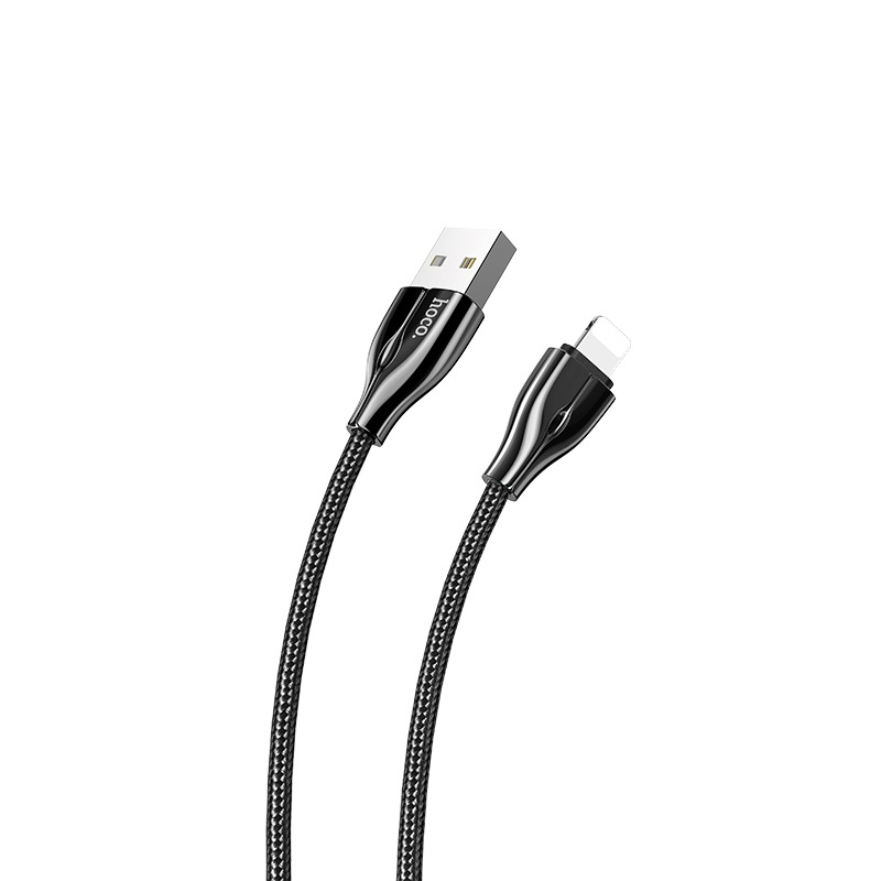 USB кабель Hoco U88 Amazing Colors Lightning black