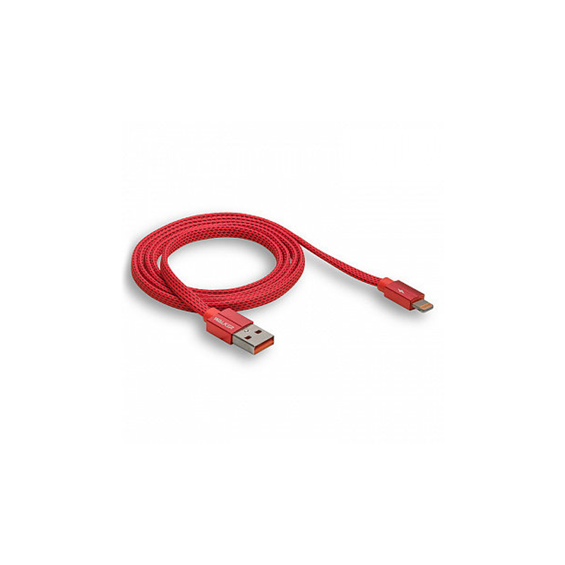 USB кабель Walker C755 Lightning red