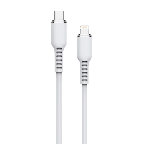 USB кабель Walker C795 Type-C to Lightning white