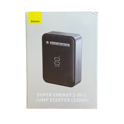 Авто-стартер+компрессор Baseus Super Energy 2-in-1 Jump Starter BS-CH003 (1000A)Black (CGCN000001) Авто-стартер+компрессор Baseus Super Energy 2-in-1 Jump Starter BS-CH003 (1000A)Black (CGCN000001)