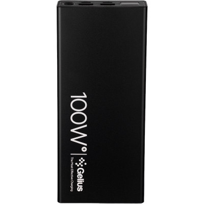 Зовнішній акумулятор Gelius Pro Titanium GP-PB301 30000mAh 100W Black + Cable Type-C - Type-C Зовнішній акумулятор Gelius Pro Titanium GP-PB301 30000mAh 100W Black + Cable Type-C - Type-C