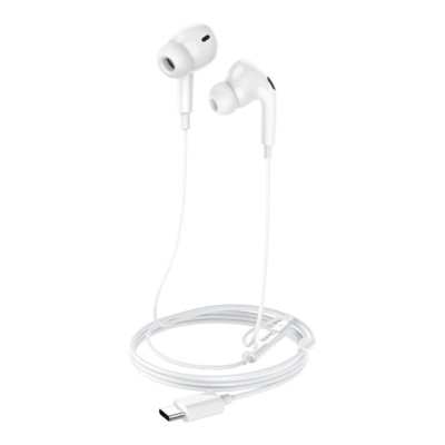 Навушники Hoco M101 Pro з мікрофоном Type-C white
