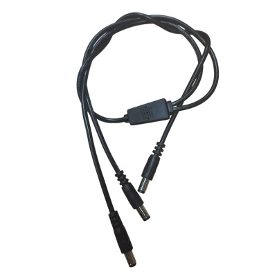 Кабель до роутеру 5.5/2.5мм на 2 x 5.5/2.1мм 0,5м