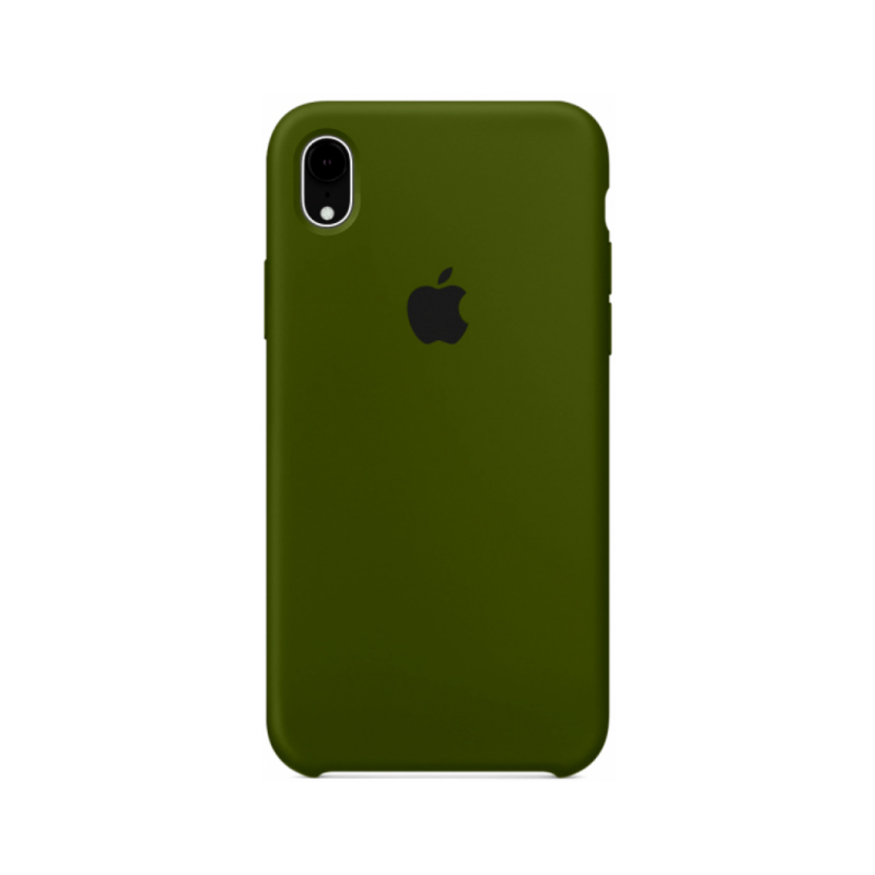 Накладка Original Silicone Case iPhone XR olive