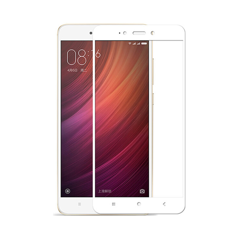 Захисне скло Glass Xiaomi Redmi Note 4 Full Glue white