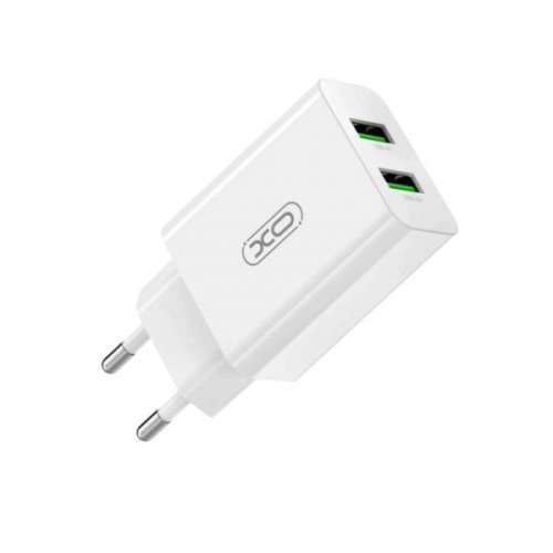 Зарядний пристрій XO L119 2USB-A QC3.0, 18W white Зарядний пристрій XO L119 2USB-A QC3.0, 18W white