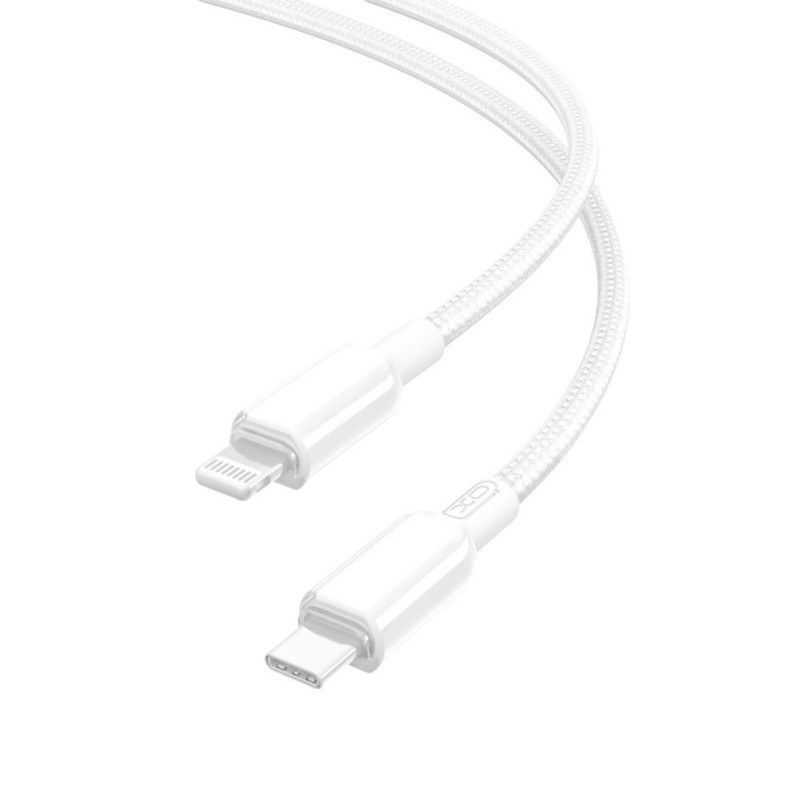 USB кабель XO NB-Q250A Type-C на Lightning PD white