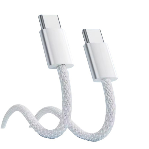 USB кабель Essager Type-C to Type-C 60W white USB кабель Essager Type-C to Type-C 60W white
