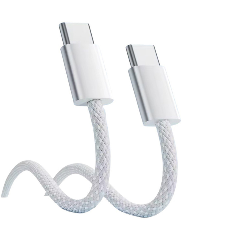 USB кабель Essager Type-C to Type-C 60W white USB кабель Essager Type-C to Type-C 60W white